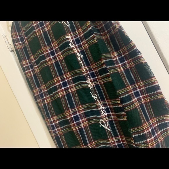 Plaid Oversized Chunky Soft Blanket Scarf - Picture 8 of 9